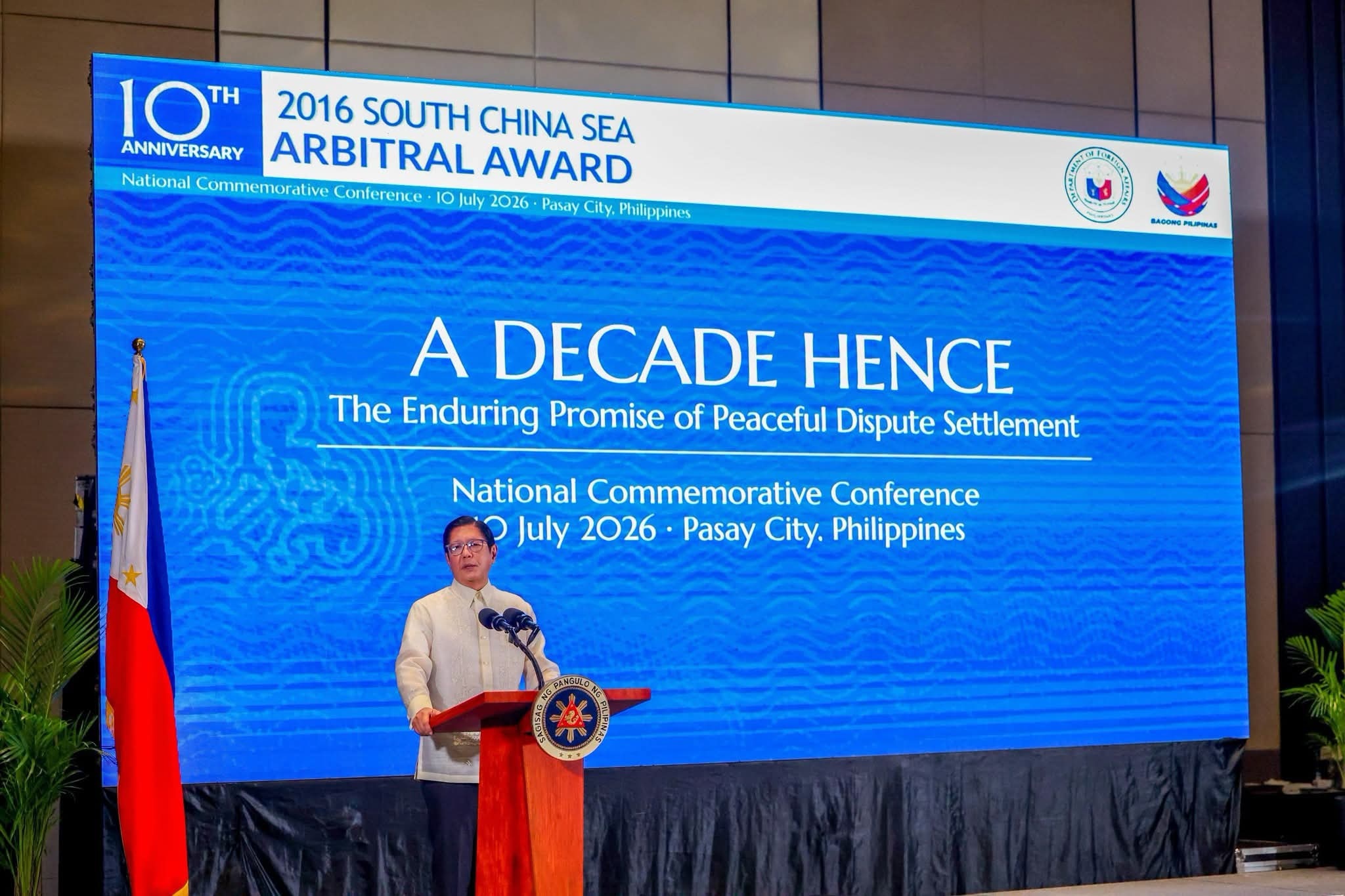 Marcos marks 10 years of South China Sea arbitral ruling with call for peace and rule of law