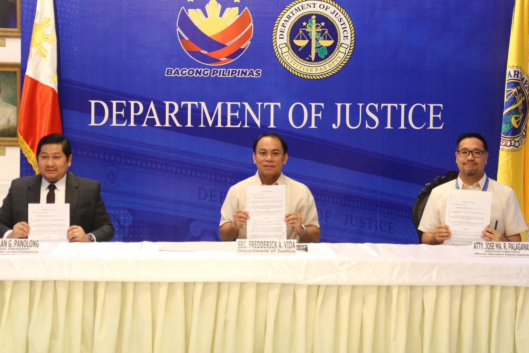 DOJ, OADR, IBP partner to strengthen alternative dispute resolution